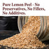 The Spice Way Lemon Peel - Granules ( 4 oz ) zest and rind without any preservatives. Great for cooking, baking and tea.
