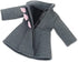 Emily Rose 18 Inch Doll Clothes & Accessories - Grey and Pink 4 PC 18" Doll Coat Outfit Gift Set for Kids and Girls, Includes Matching Hat, Boots and Scarf Accessory | Fits Most 18" Dolls