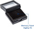 BENECREAT 24PCS Black Gemstone Display Box Jewelry Box Container with Clear Top Lids 1.57 x 0.6 Inch for Gems, Coins, Jewelry Gift Packing