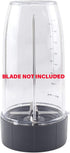 2 Pack 32 oz Tall Colossal Cup Replacement Part Compatible with Nutri Bullet 600W 900W Blenders NB-101B NB-101S NB-201
