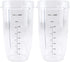 2 Pack 32 oz Tall Colossal Cup Replacement Part Compatible with Nutri Bullet 600W 900W Blenders NB-101B NB-101S NB-201
