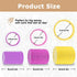 Self grip hair roller set,Hair roller set 18 pcs,Heatless hair curlers,Hair rollers for Long hair,Medium and Short hair,Hair rollers with hair roller clips and comb,Salon hairdressing curlers,DIY Hair Styles, Sungenol 3 Sizes Hair Rollers in 1 set