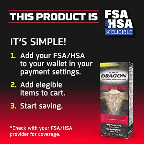 Dragon Ultra Strength Pain Relief Cream for Muscle, Back and Joint Pain Cream, 2 Ounce