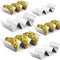 Taco Holder Stand,Set of 6 Stainless Steel Taco Tray,Stylish Taco Shell Holders, Rack Holds Up to 3 Tacos Each Keeping Shells Upright, Health Material Taco Rack by RTT -Oven,Grill and Dishwasher Safe