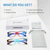 K KENZHOU Progressive Multifocus Reading Glasses Blue Light Blocking for Women Men No Line Multifocal Readers