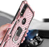 HNHYGETE for Moto E Phone Case, Motorola e Case, Shockproof Full Protection Mobile Phone Case, with Kickstand for Moto E (2020) (Rose Gold)
