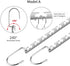 Closet Hangers Organizer, Space Saving Magic Hangers for Closet Clothes Space Saver Metal Hangers (12 Pack)