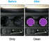 Bling Car Coasters, Wisdompro 4 Pack PVC Car Cup Holder Insert Coaster - Anti Slip Universal Vehicle Interior Accessories Crystal Glitter Cup Mats for Women and Men (2.75" Diameter, Purple)