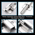 FATLODA 2 Pack Barrel Bolt Latch, Slide Bolt Latch 3 Inches Slide Latch Lock, Thickened Stainless Steel Sliding Lock for Door, Brushed Finish Sliding Bolt Lock, Sliding Bolt Latch with 12PCS Screws