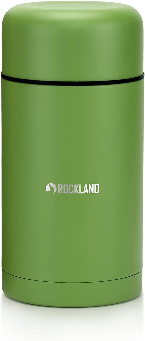 Thermos for Hot Food ROCKLAND COMET Vacuum Insulated Lunch Container Stainless Steel Lunch Box Easy to clean Wide Mouth Food Jar 3 Different Capacities 1000 ml / 33.8 Oz, GREEN)