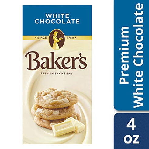 Baker's, Premium White Chocolate Baking Bar (4 oz Box)