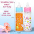 Exquisite Buggy My Sweet Baby Disappearing Magic Bottles - Includes 1 Milk, 1 Juice Bottle with Pacifier for Baby Doll (Colorful)
