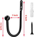 VRSS Curtain Tiebacks Drapery Holdbacks Simple Vintage Style (2pcs Black)