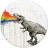 Watercolor Colorful T-Rex Dino Dinosaur Pop Mount Socket PopSockets PopGrip: Swappable Grip for Phones & Tablets