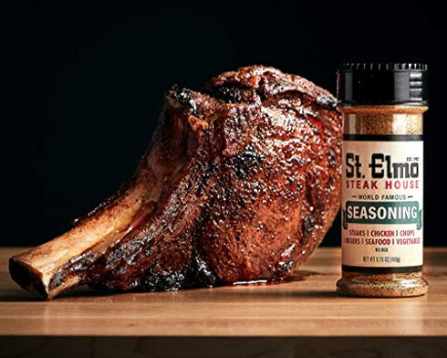 St. Elmo Seasoning, Flavorful Rub for Steaks, Burgers, Chicken, Seafood, and More