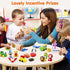 Hekaty 30 PCS Animal Erasers Kid Puzzle Erasers 3D Mini Eraser Toy Food Car Erasers Bulk Desk Pets Classroom Gift Supplies Back to School Supplies Classroom Prizes Treasure Box Party Favors for Kids