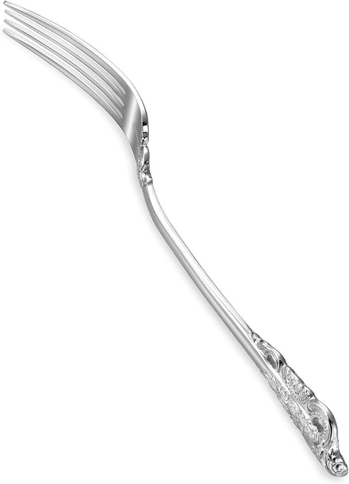 KEAWELL Gorgeous Dinner Fork, Set of 4, 18/10 Stainless Steel, 8 Inches, Dishwasher Safe, Mirror Polished, Silverware Fork Set
