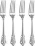 KEAWELL Gorgeous Dinner Fork, Set of 4, 18/10 Stainless Steel, 8 Inches, Dishwasher Safe, Mirror Polished, Silverware Fork Set