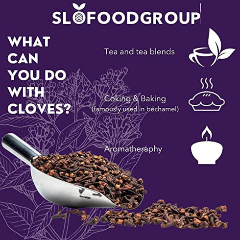 Slofoodgroup Whole Cloves hand picked cloves, 4 oz whole cloves