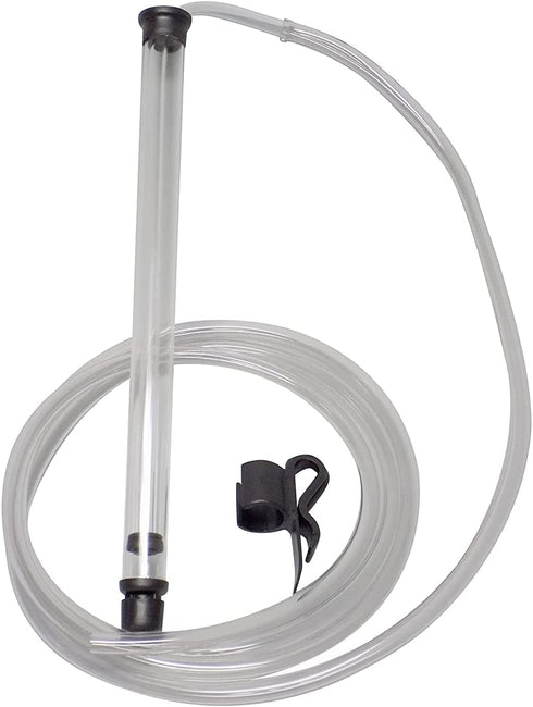 Fermtech Auto-Siphon Mini 15" with 6 Feet of Tubing and Clamp, clear, 1 piece