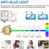 K KENZHOU Progressive Multifocus Reading Glasses Blue Light Blocking for Women Men No Line Multifocal Readers