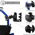 Sheer Living Wheelchair Cup Holder, Clip On Cup Holder for Walker, Rollator Cup Holder, Portable Universal Cup Holder for Chair, Mobility Scooter, Power Chair Cup Holder, Walker Cup Holder, No Tools
