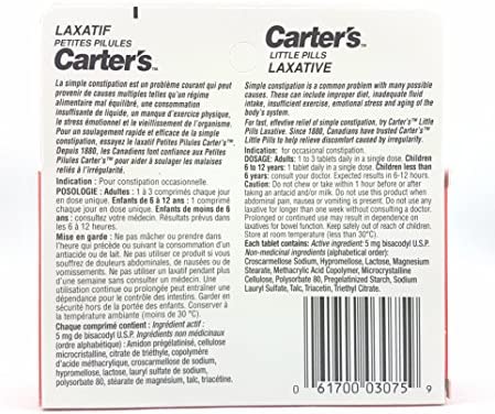 CARTER'S LITTLE PILLS 75'S
