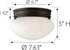 Design House 514547 Millbridge 1 Light Ceiling Light, Oil Rubbed Bronze