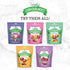 ORGANIC Sour Chewy Candies - Lovely Candy Co. 5oz Bag - Raspberry, Apple & Cherry Sour Candy Flavors | NO HFCS, GLUTEN or Fake Ingredients, 100% VEGAN!