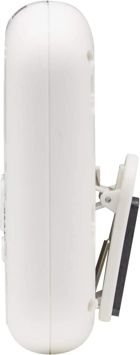 Taylor Precision Products Multi-Alert (Sound, Light, Vibration) Digital Timer, Standard, White