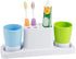 Eslite Bathroom Toothbrush Toothpaste Stand Organizer Plastic Storage Rack Set