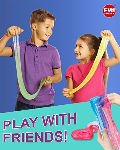 Science Kits for Kids Age 8-12, FunKidz Slime Maker Kit for Girls Boys Age 6-8 Putty Slime Lab Includes DIY Magnetic Slime STEM Toys