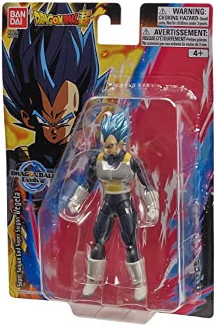 Dragon Ball Super: Evolve - Super Saiyan, Super Saiyan Blue Vegeta Action Figure, 5-inch