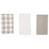 Happy White Dish Towel Set