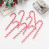 ToBeIT 32pcs Candy Canes Plastic Christmas Tree Hanging Ornaments (red(13cm))