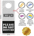 CLEVER SIGNS Do Not Disturb Sign - Occupied, 2 Pack, Door Hanger, Double Sided, Ideal for Using in Any Places Like Bathroom, Home Office, Conference Room, Shared Apartment, Restroom etc.