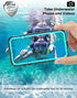 Fansteck iPhone 13 Waterproof Case, IP68 Protective Clear Cover with Built-in Screen Protector, 360° Full-Body Heavy Protective Rugged Shockproof Case, High Sensitive Screen Touch (6.1 inch)