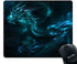 Smooffly Mouse pad Unique Design Mouse Pad Cool Blue Dragon Design Gaming Mousepad