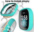 KPYJA 10-Pack Tempered Glass Screen Protector with Hard PC Case Compatible with Fitbit Versa 3/Sense, All-Around Protective Screen Full Cover Bumper Compatible for Fitbit Sense/Versa 3 Smart Watch