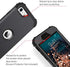 BENTOBEN iPhone SE 2022 Case, Phone Case iPhone SE 2020, Heavy Duty 3 in 1 Full Body Rugged Shockproof Hybrid Hard PC Soft Rubber Bumper Drop Protective Girls Women Boy Men iPhone SE3/2 Covers, Black
