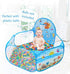 Dressbar Kids Ball Pit with Basketball Hoop Pop Up Children Play Tent, Ocean Pool Baby Playpen ,Portable Toys Gifts for Girls Boys Toddlers 2 3 4 5 6 12 Months Year Old (Balls not Included)