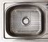 IZLIF Medium Inside Sink Protectors Rust-Resistant Stainless Steel Kitchen Sink Drainer Dish Rack,17.75 x 12.4 Inch