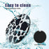 Car Coasters for Drinks Absorbent, Cute Car Coasters for Women & Man,Cup Holder Coasters for Your Car with Fingertip Grip, Auto Accessories for Women & Lady,Snow Leopard Pack of 2?Cow?