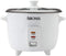 Aroma Housewares Aroma 6-cup (cooked) 1.5 Qt. One Touch Rice Cooker, White (ARC-363NG), 6 cup cooked/ 3 cup uncook/ 1.5 Qt.