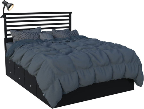 Xtricity Desk Lamp with Clamp Base and Adjustable Gooseneck, 7W A19 LED Bulb Included, 120 Volt, Convenient On/Off Switch, 10.25 Inches Tall (26cm), Black Finish