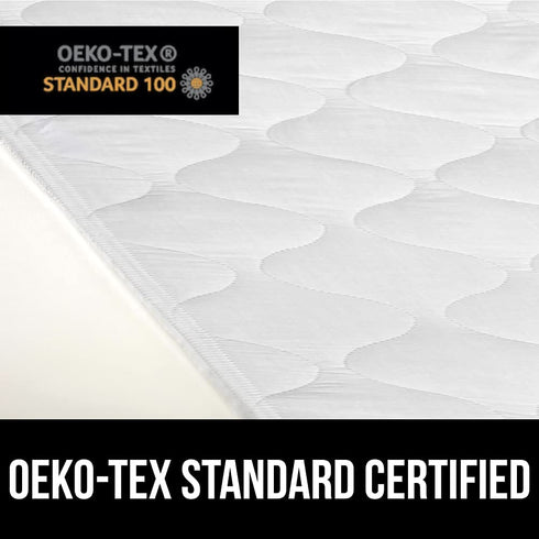 Gorilla Grip Leak Proof Washable Slip Resistant Soft Incontinence Bed Pad for Enuresis Bedwetting, 52x34, Absorbs 8 Cups, Oeko Tex Certified, Mattress Protection Chux Pads, Adults Elderly Kids White