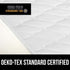 Gorilla Grip Leak Proof Washable Slip Resistant Soft Incontinence Bed Pad for Enuresis Bedwetting, 52x34, Absorbs 8 Cups, Oeko Tex Certified, Mattress Protection Chux Pads, Adults Elderly Kids White