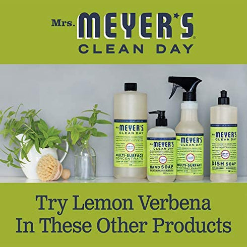 Mrs. Meyer's Gel Vinegar Cleaner, Hard Water Stain Remover and Tough on Other Household Cleaning Needs, No Rinse Necessary, Lemon Verbena, 12 Fl Oz Bottle