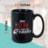 Crime Comedy Coffee Mug 15 oz Black, Funny Sarcastic Weekly Podcast for Women