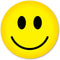 Smiley Face Circle Magnet by Magnet America Has A 5 ¾” Diameter Made for Vehicles and Refrigerators